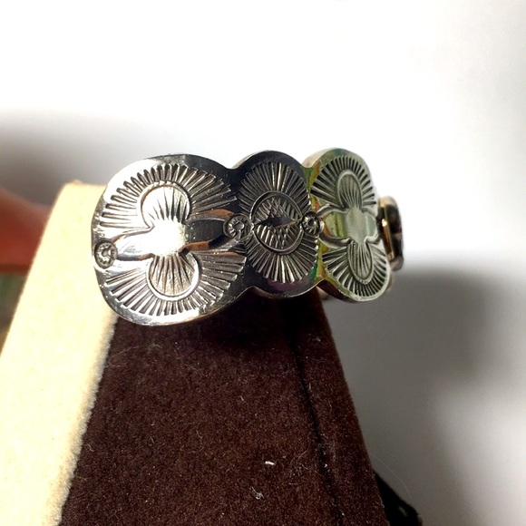 🖤Aldrich Arts 💕Vtg cuff bangle - Picture 4 of 16